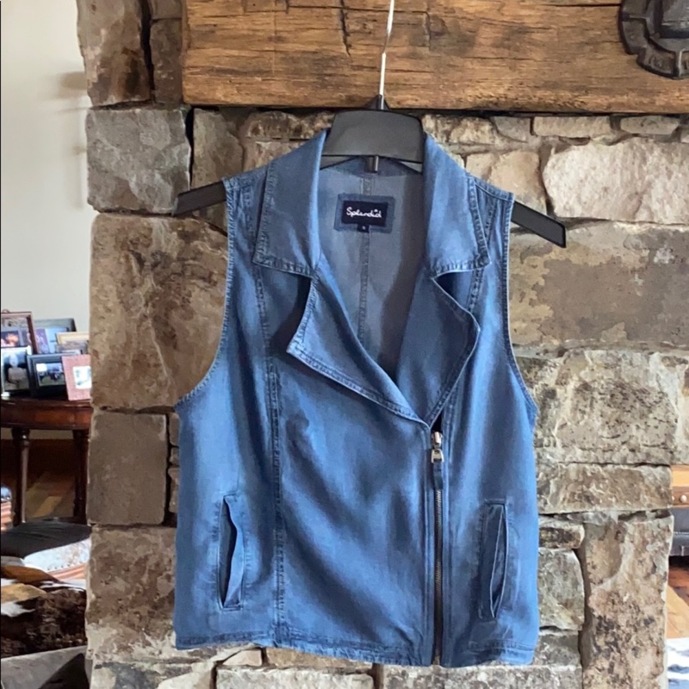 Splendid denim vest